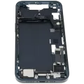 Mid-Frame Housing W/ Charging Port Flex & Small Parts For iPhone 14 (US Version) (Used OEM Pull: Grade A) (Midnight)
