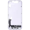 Mid-Frame Housing W/ Charging Port Flex & Small Parts For iPhone 14 (US Version) (Used OEM Pull: Grade A) (Purple)