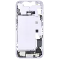Mid-Frame Housing W/ Charging Port Flex & Small Parts For iPhone 14 (US Version) (Used OEM Pull: Grade A) (Purple)