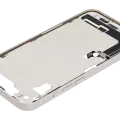 Mid-Frame Housing W/ Charging Port Flex & Small Parts For iPhone 14 (US Version) (Used OEM Pull: Grade A) (Starlight)