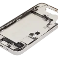 Mid-Frame Housing W/ Charging Port Flex & Small Parts For iPhone 14 (US Version) (Used OEM Pull: Grade A) (Starlight)