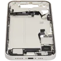 Mid-Frame Housing W/ Charging Port Flex & Small Parts For iPhone 14 (US Version) (Used OEM Pull: Grade A) (Starlight)
