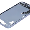 Mid-Frame Housing W/ Charging Port Flex & Small Parts For iPhone 14 (US Version) (Used OEM Pull: Grade B) (Blue)