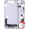 Mid-Frame Housing W/ Charging Port Flex & Small Parts For iPhone 14 (US Version) (Used OEM Pull: Grade B) (Purple)