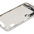 Mid-Frame Housing W/ Charging Port Flex & Small Parts For iPhone 14 (US Version) (Used OEM Pull: Grade C) (Starlight)