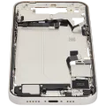 Mid-Frame Housing W/ Charging Port Flex & Small Parts For iPhone 14 (US Version) (Used OEM Pull: Grade C) (Starlight)