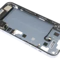 Mid-Frame Housing W/ Charging Port Flex & Small Parts For iPhone 14 Plus (EU / Global Version) (Used OEM Pull: Grade A) (Blue)