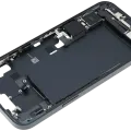 Mid-Frame Housing W/ Charging Port Flex & Small Parts For iPhone 14 Plus (EU / Global Version) (Used OEM Pull: Grade A) (Midnight)