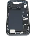 Mid-Frame Housing W/ Charging Port Flex & Small Parts For iPhone 14 Plus (EU / Global Version) (Used OEM Pull: Grade A) (Midnight)