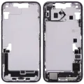 Mid-Frame Housing W/ Charging Port Flex & Small Parts For iPhone 14 Plus (EU / Global Version) (Used OEM Pull: Grade A) (Purple)