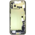 Mid-Frame Housing W/ Charging Port Flex & Small Parts For iPhone 14 Plus (EU / Global Version) (Used OEM Pull: Grade A) (Yellow)
