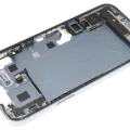 Mid-Frame Housing W/ Charging Port Flex & Small Parts For iPhone 14 Plus (EU / Global Version) (Used OEM Pull: Grade B) (Blue)