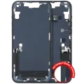 Mid-Frame Housing W/ Charging Port Flex & Small Parts For iPhone 14 Plus (EU / Global Version) (Used OEM Pull: Grade B) (Midnight)