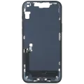 Mid-Frame Housing W/ Charging Port Flex & Small Parts For iPhone 14 Plus (EU / Global Version) (Used OEM Pull: Grade B) (Midnight)