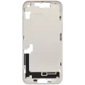 Mid-Frame Housing W/ Charging Port Flex & Small Parts For iPhone 14 Plus (EU / Global Version) (Used OEM Pull: Grade B) (Starlight)