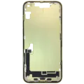 Mid-Frame Housing W/ Charging Port Flex & Small Parts For iPhone 14 Plus (EU / Global Version) (Used OEM Pull: Grade B) (Yellow)
