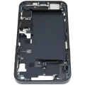 Mid-Frame Housing W/ Charging Port Flex & Small Parts For iPhone 14 Plus (EU / Global Version) (Used OEM Pull: Grade C) (Midnight)
