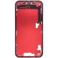Mid-Frame Housing W/ Charging Port Flex & Small Parts For iPhone 14 Plus (EU / Global Version) (Used OEM Pull: Grade C) (Red)