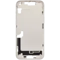 Mid-Frame Housing W/ Charging Port Flex & Small Parts For iPhone 14 Plus (EU / Global Version) (Used OEM Pull: Grade C) (Starlight)