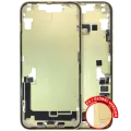 Mid-Frame Housing W/ Charging Port Flex & Small Parts For iPhone 14 Plus (EU / Global Version) (Used OEM Pull: Grade C) (Yellow)