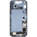 Mid-Frame Housing W/ Charging Port Flex & Small Parts For iPhone 14 Plus (US Version) (Used OEM Pull: Grade A) (Blue)