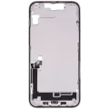 Mid-Frame Housing W/ Charging Port Flex & Small Parts For iPhone 14 Plus (US Version) (Used OEM Pull: Grade A) (Purple)