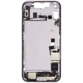 Mid-Frame Housing W/ Charging Port Flex & Small Parts For iPhone 14 Plus (US Version) (Used OEM Pull: Grade A) (Purple)