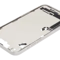 Mid-Frame Housing W/ Charging Port Flex & Small Parts For iPhone 14 Plus (US Version) (Used OEM Pull: Grade A) (Starlight)