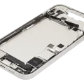 Mid-Frame Housing W/ Charging Port Flex & Small Parts For iPhone 14 Plus (US Version) (Used OEM Pull: Grade A) (Starlight)