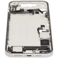 Mid-Frame Housing W/ Charging Port Flex & Small Parts For iPhone 14 Plus (US Version) (Used OEM Pull: Grade A) (Starlight)
