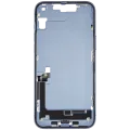 Mid-Frame Housing W/ Charging Port Flex & Small Parts For iPhone 14 Plus (US Version) (Used OEM Pull: Grade B) (Blue)