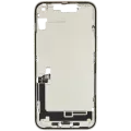 Mid-Frame Housing W/ Charging Port Flex & Small Parts For iPhone 14 Plus (US Version) (Used OEM Pull: Grade B) (Starlight)