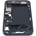 Mid-Frame Housing W/ Charging Port Flex & Small Parts For iPhone 14 Plus (US Version) (Used OEM Pull: Grade B) (Midnight)