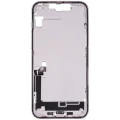 Mid-Frame Housing W/ Charging Port Flex & Small Parts For iPhone 14 Plus (US Version) (Used OEM Pull: Grade B) (Purple)