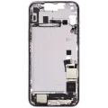 Mid-Frame Housing W/ Charging Port Flex & Small Parts For iPhone 14 Plus (US Version) (Used OEM Pull: Grade B) (Purple)