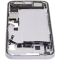 Mid-Frame Housing W/ Charging Port Flex & Small Parts For iPhone 14 Plus (US Version) (Used OEM Pull: Grade B) (Purple)