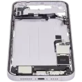 Mid-Frame Housing W/ Charging Port Flex & Small Parts For iPhone 14 Plus (US Version) (Used OEM Pull: Grade B) (Purple)