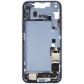 Mid-Frame Housing W/ Charging Port Flex & Small Parts For iPhone 14 Plus (US Version) (Used OEM Pull: Grade C) (Blue)