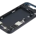 Mid-Frame Housing W/ Charging Port Flex & Small Parts For iPhone 14 Plus (US Version) (Used OEM Pull: Grade C) (Midnight)