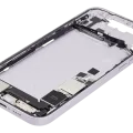 Mid-Frame Housing W/ Charging Port Flex & Small Parts For iPhone 14 Plus (US Version) (Used OEM Pull: Grade C) (Purple)