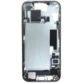 Mid-Frame Housing W/ Charging Port Flex & Small Parts For iPhone 15 (EU / Global Version) (Used OEM Pull: Grade A) (Green)