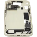 Mid-Frame Housing W/ Charging Port Flex & Small Parts For iPhone 15 (EU / Global Version) (Used OEM Pull: Grade A) (Yellow)