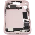 Mid-Frame Housing W/ Charging Port Flex & Small Parts For iPhone 15 (EU / Global Version) (Used OEM Pull: Grade A) (Pink)