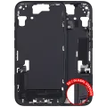 Середня рамка зі шлейфом зарядки й дрібними деталями для iPhone 15 (EU / Global Version) (Used OEM Pull: Grade B) (чорний)
