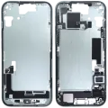 Mid-Frame Housing W/ Charging Port Flex & Small Parts For iPhone 15 (EU / Global Version) (Used OEM Pull: Grade B) (Green)