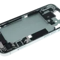 Mid-Frame Housing W/ Charging Port Flex & Small Parts For iPhone 15 (EU / Global Version) (Used OEM Pull: Grade B) (Green)