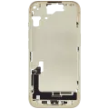 Mid-Frame Housing W/ Charging Port Flex & Small Parts For iPhone 15 (EU / Global Version) (Used OEM Pull: Grade B) (Yellow)