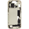 Mid-Frame Housing W/ Charging Port Flex & Small Parts For iPhone 15 (EU / Global Version) (Used OEM Pull: Grade B) (Yellow)
