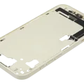 Mid-Frame Housing W/ Charging Port Flex & Small Parts For iPhone 15 (EU / Global Version) (Used OEM Pull: Grade B) (Yellow)