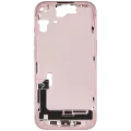 Середня рамка зі шлейфом зарядки й дрібними деталями для iPhone 15 (EU / Global Version) (Used OEM Pull: Grade B) (рожевий)